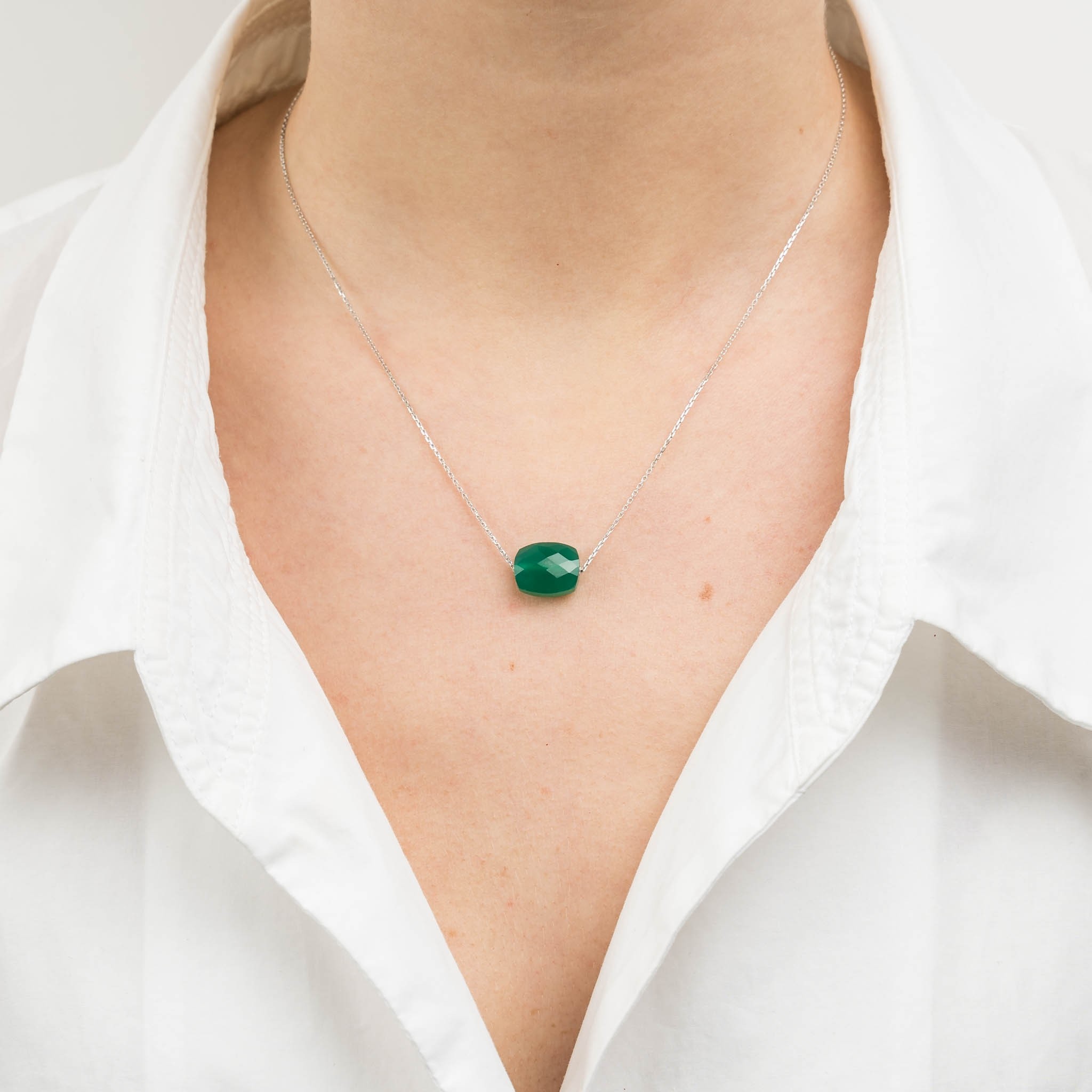 Green Agate Necklace – HOUSE OF SEPTEMBER