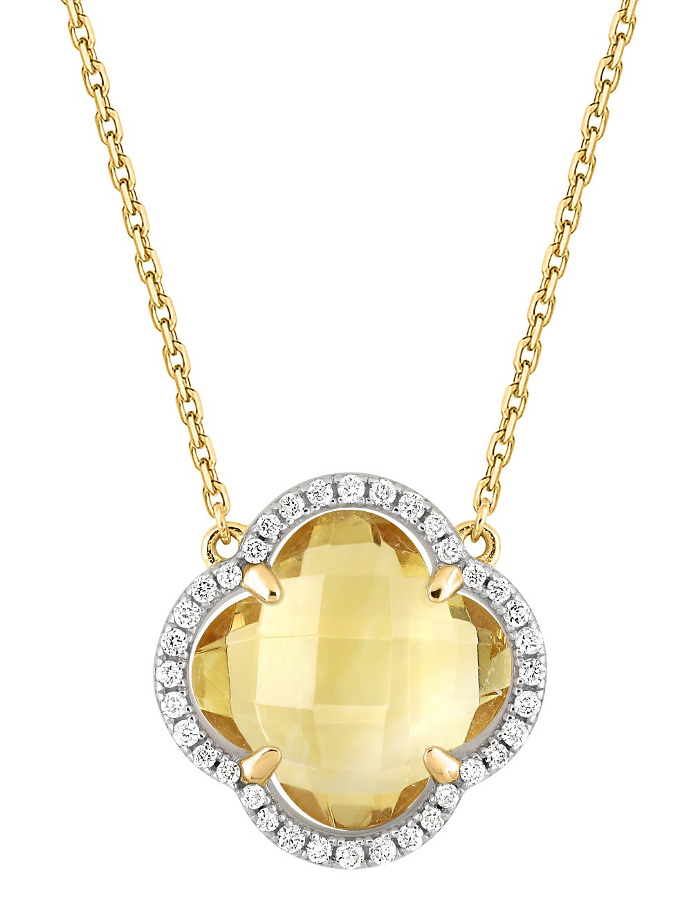 Amazon.com: Gem Stone King 18K Yellow Gold Plated Silver Yellow Citrine and  Diamond Pendant Necklace For Women (8.22 Cttw, Gemstone Birthstone, with 18  Inch Chain) : Clothing, Shoes & Jewelry