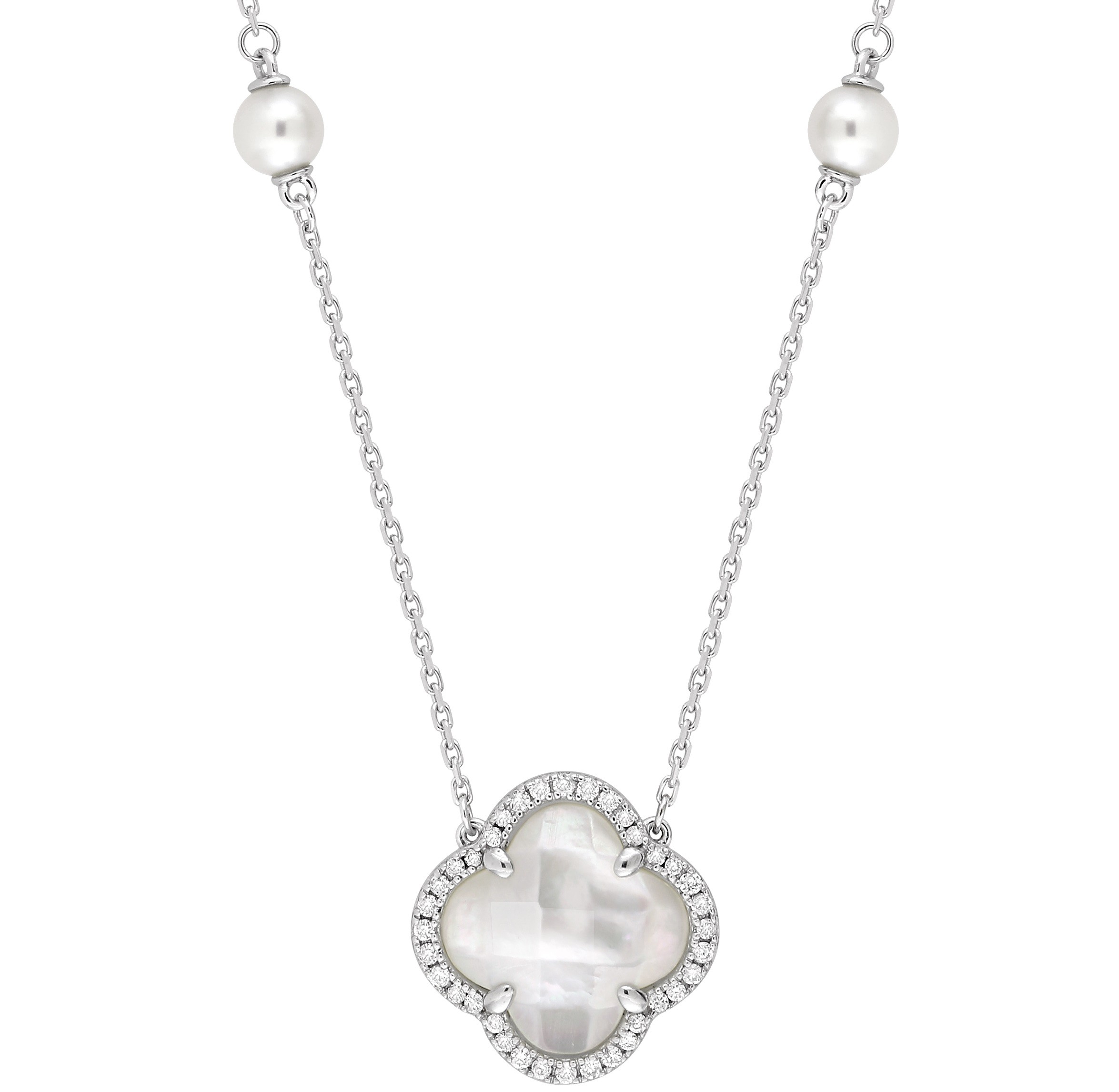Collier De Perles Blanches Nacrées Et Noires - Occasion Très Bon état - Bijou Fantaisie Classique